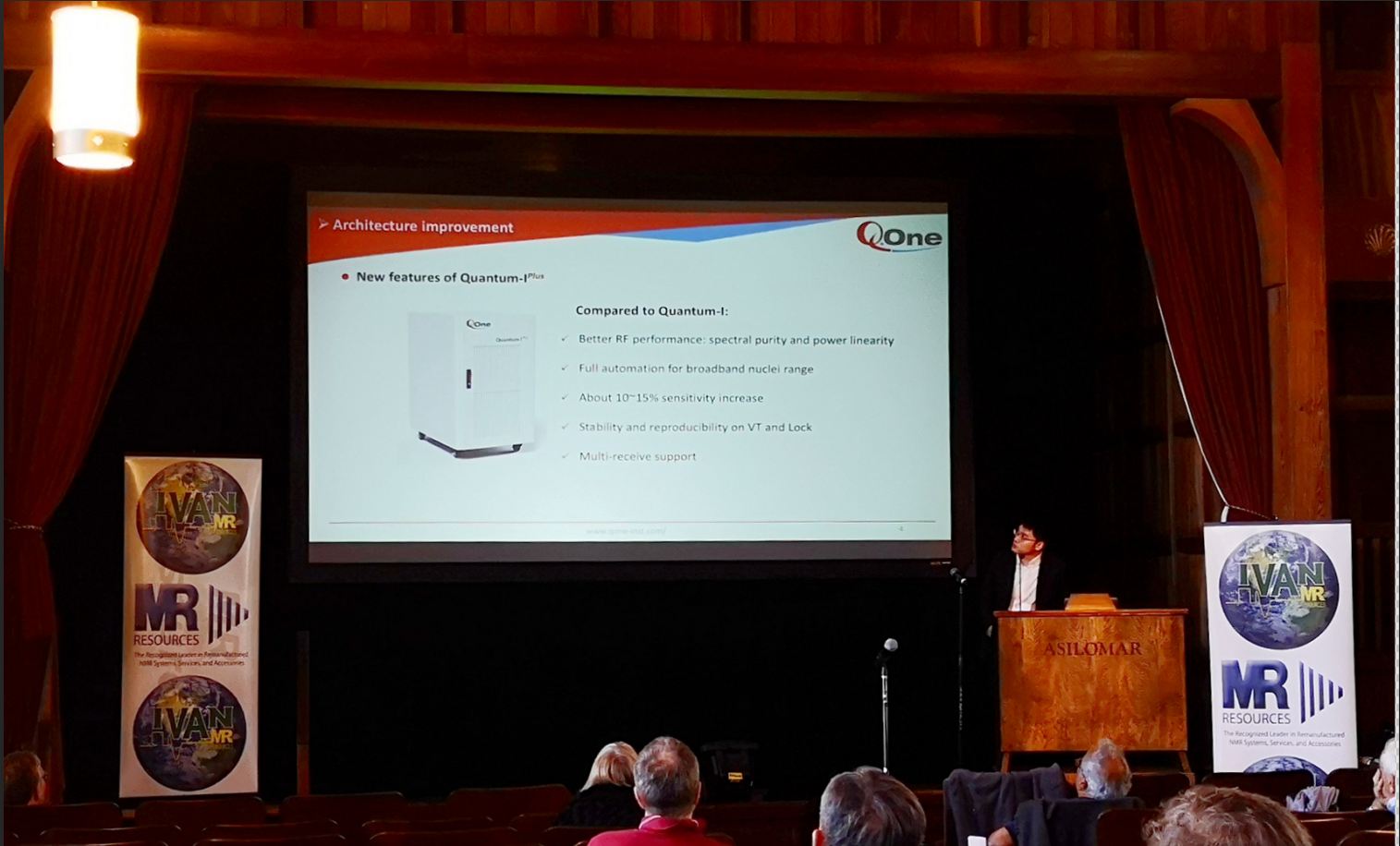 At the 60th ENC conference, Oxford presented the new Quantum spectrometer control unit - IPlus and the new sampling and processing software SpinStudioJ.